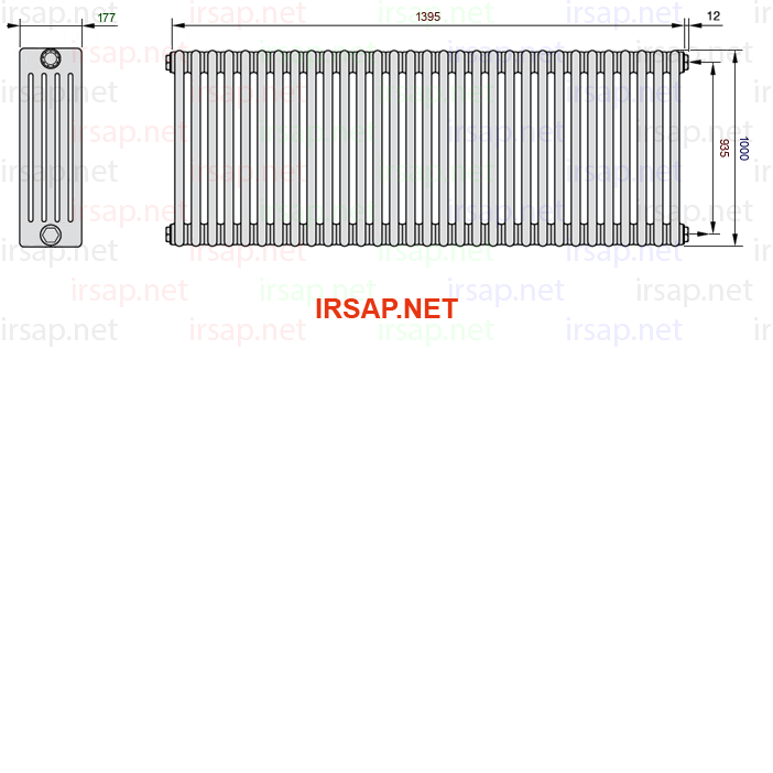 Радиатор IRSAP Tesi 51000/31 T02 CL 01